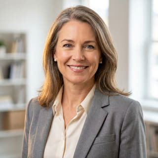 Sarah Coleman, als Chief Financial Officer bei Klar Fristbürgnis geführt, auf einem Profilbild